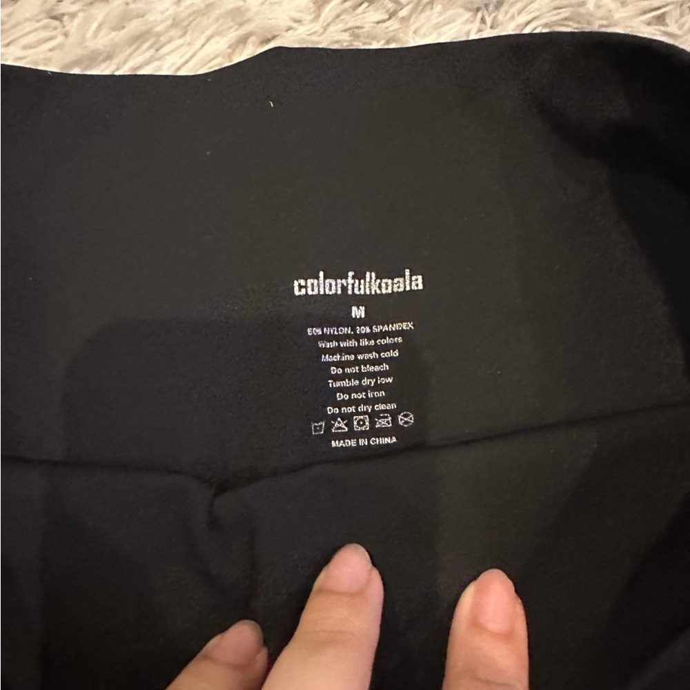 Black Colorful Koala leggings